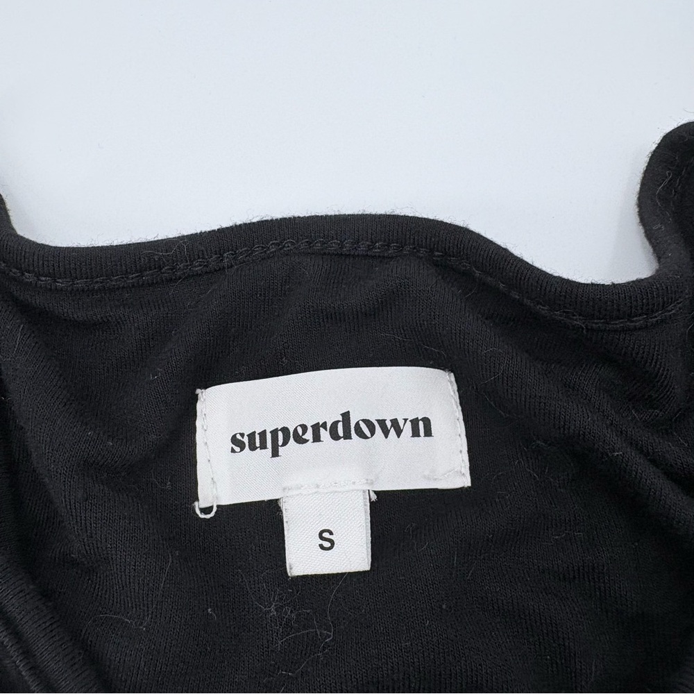 Revolve Superdown Black Yesenia Twist Bodysuit - Picture 9 of 13